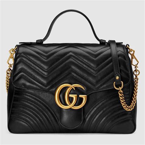 black designer bag gucci|designer inspired Gucci bags.